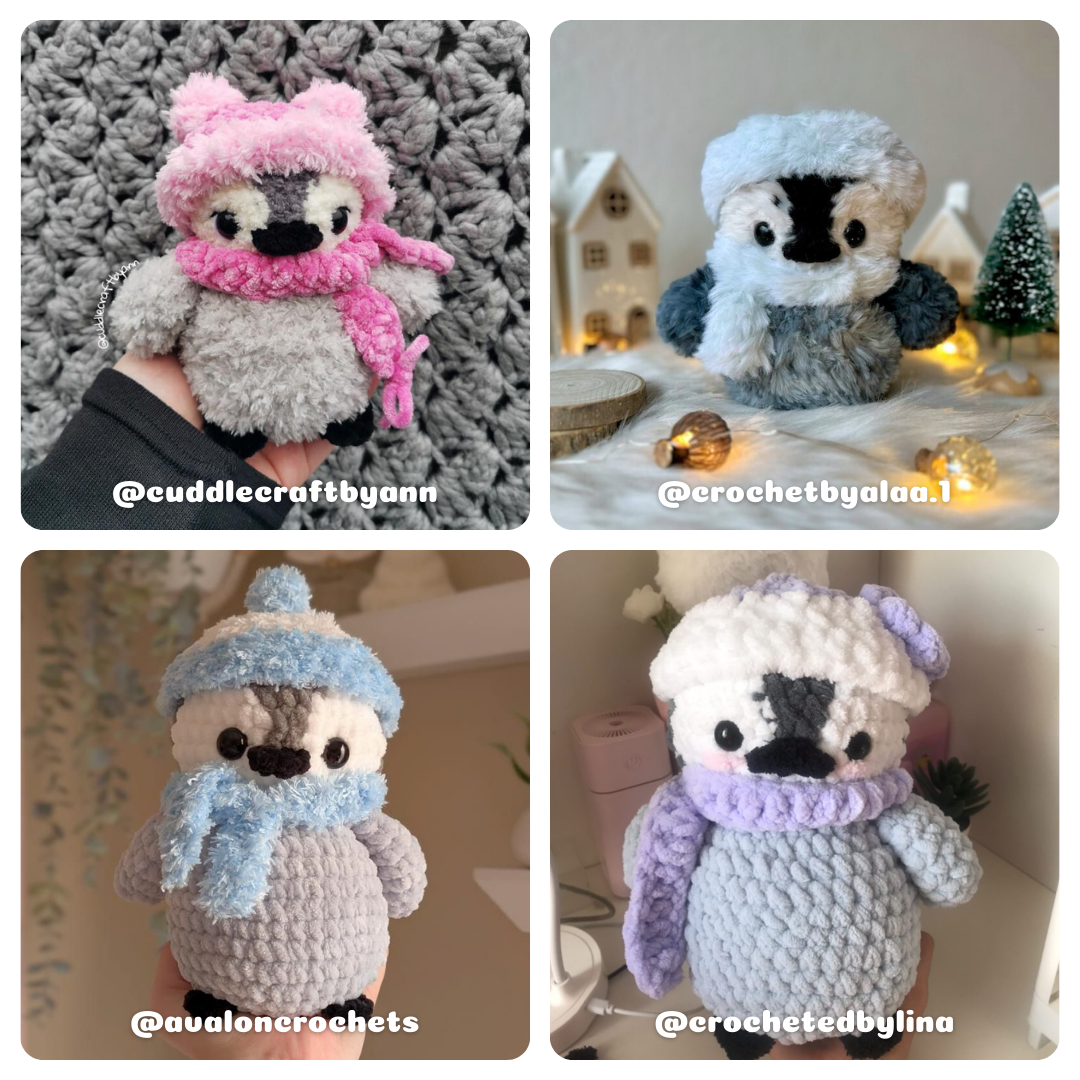Cozy Penguin - Digital Pattern