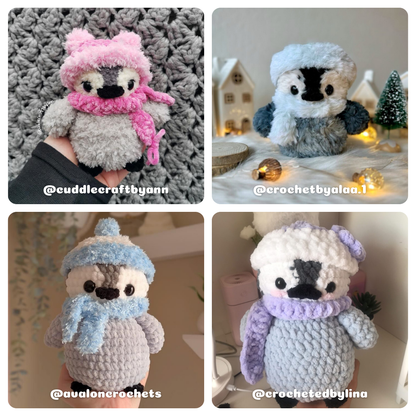 Cozy Penguin - Digital Pattern