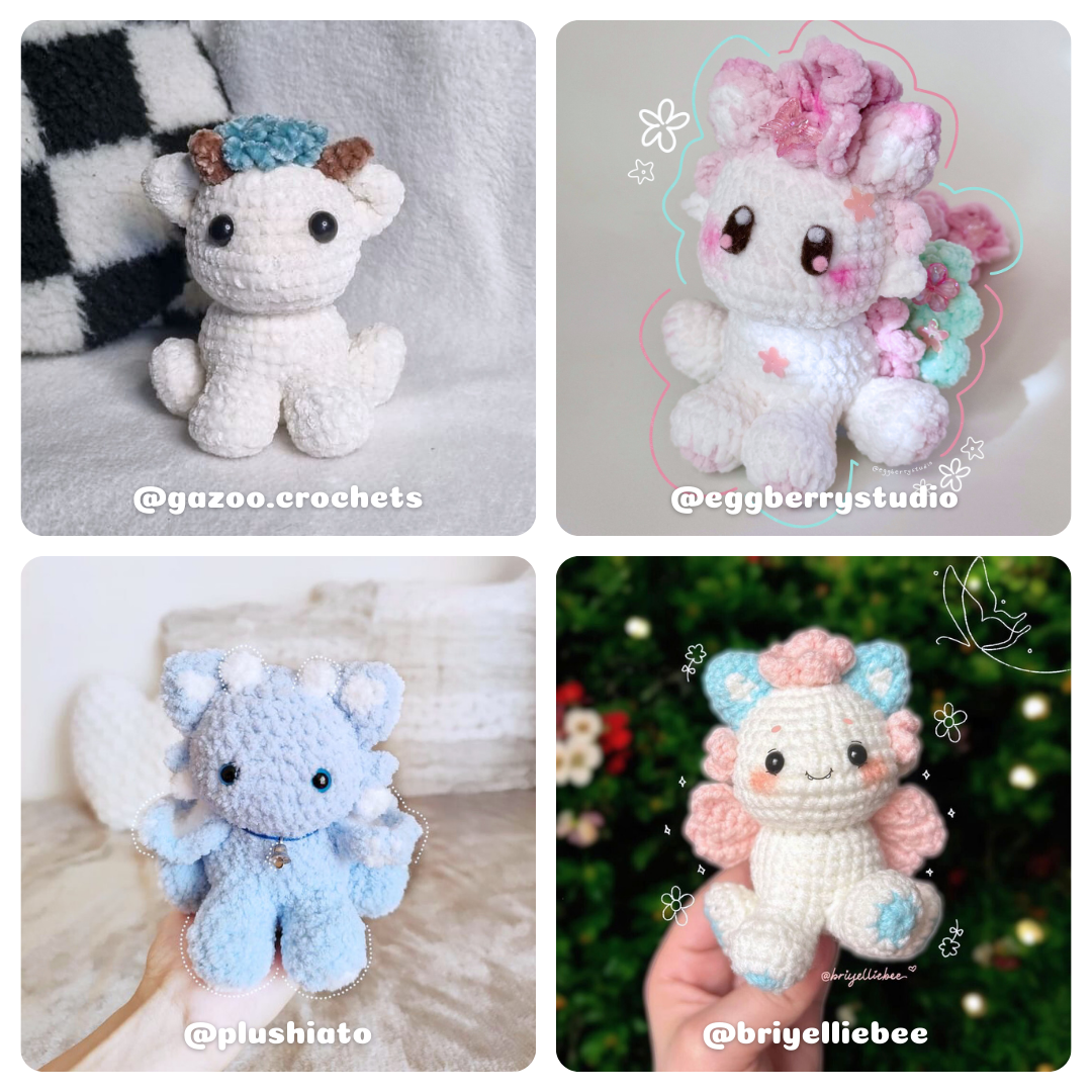 3 in 1 Baby Dragons - Digital Pattern