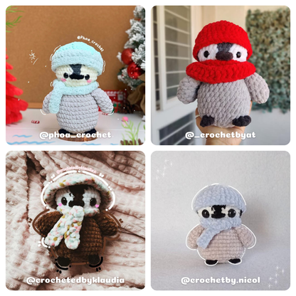 Cozy Penguin - Digital Pattern