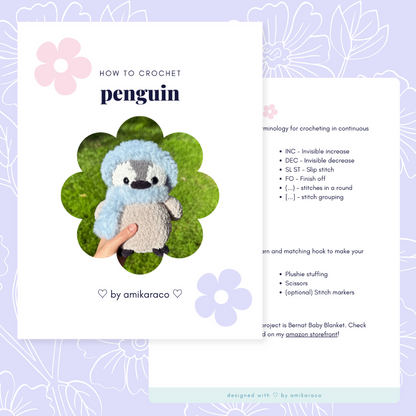 Cozy Penguin - Digital Pattern